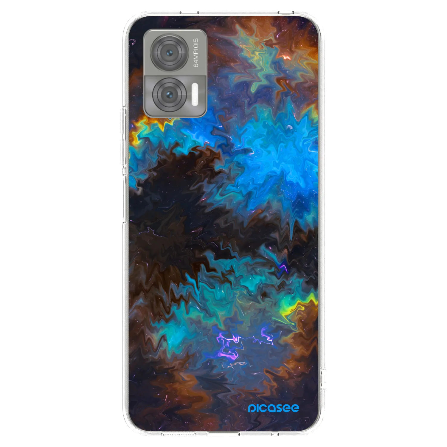 Picasee silikónový prehľadný obal pre Motorola Edge 30 Neo - Space