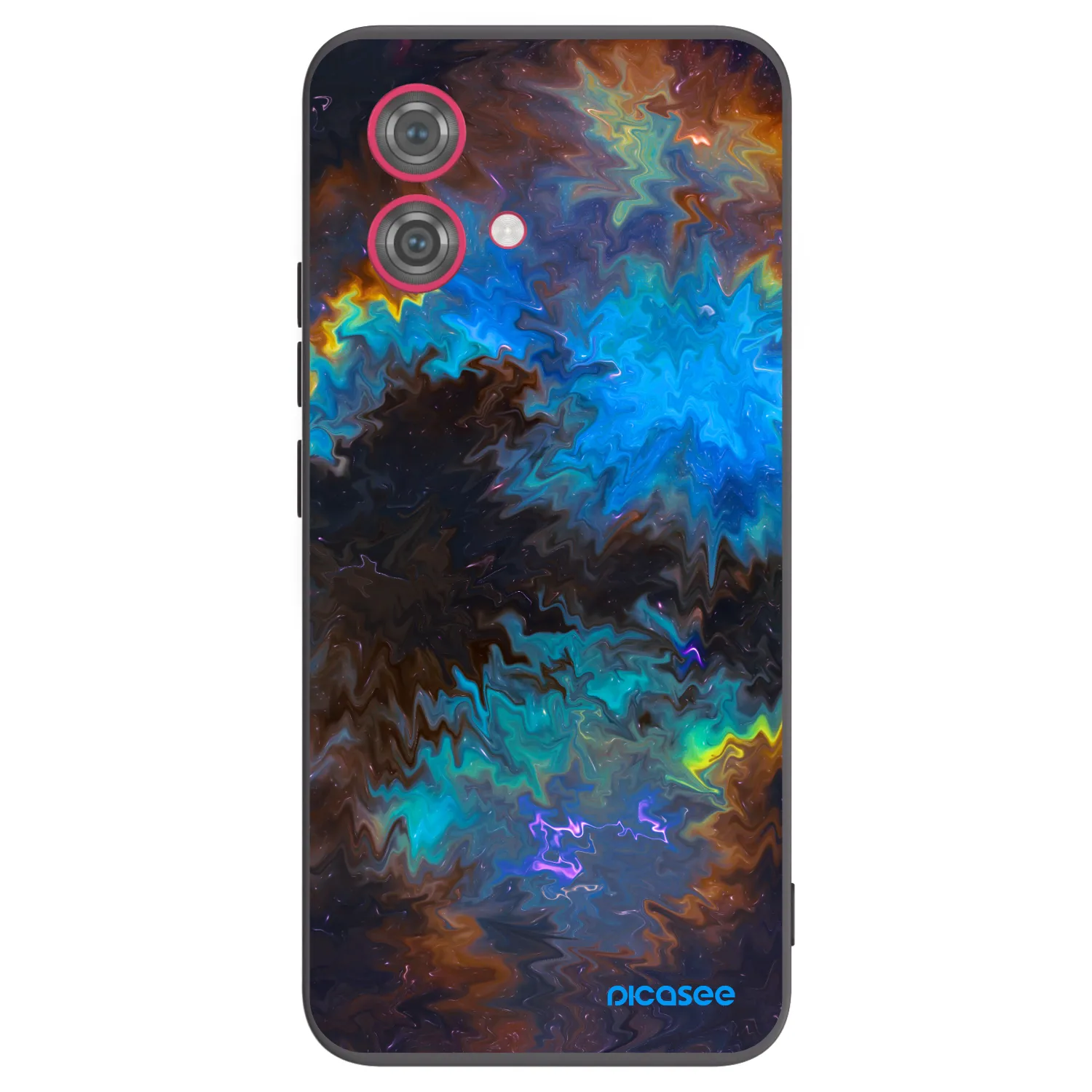 Picasee silikónový čierny obal pre Motorola Moto G84 5G - Space