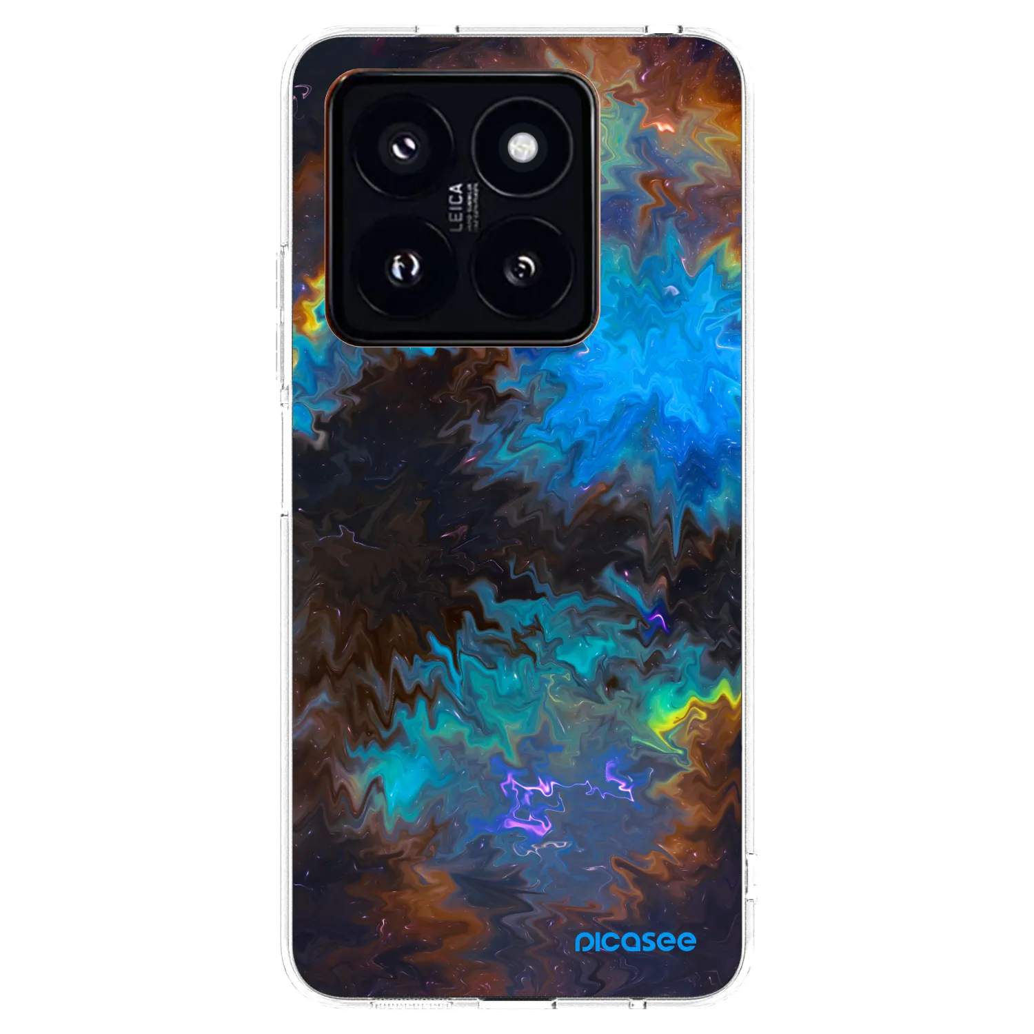 Silikónový prehľadný obal pre Xiaomi 14 Pro - Space