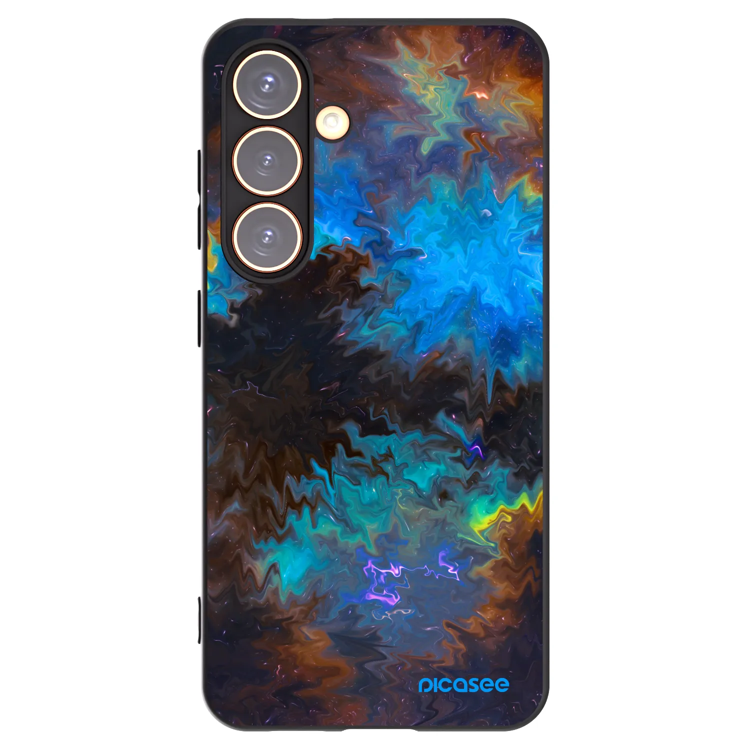 Picasee silikónový čierny obal pre Samsung Galaxy S24 S921B 5G - Space