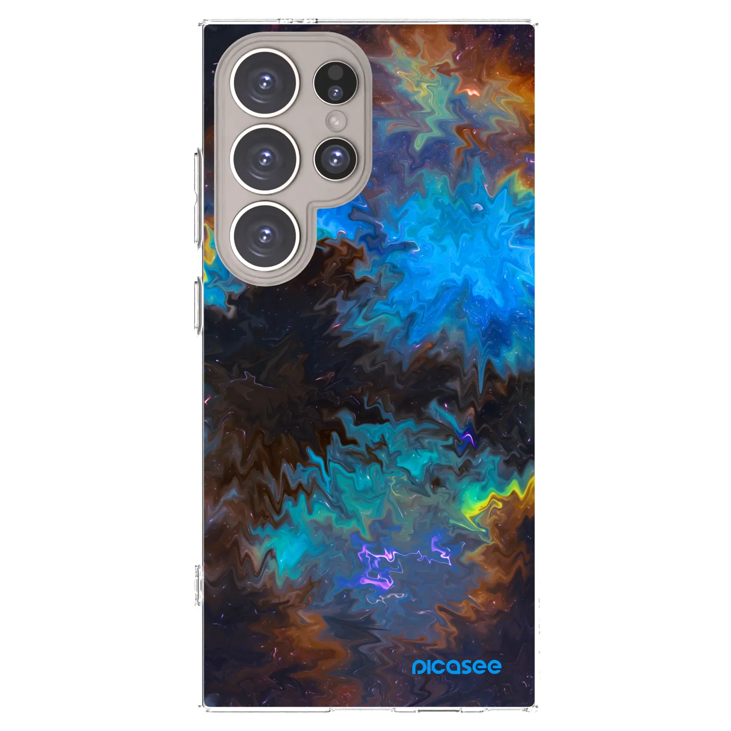 Picasee silikónový prehľadný obal pre Samsung Galaxy S24 Ultra S928B 5G - Space