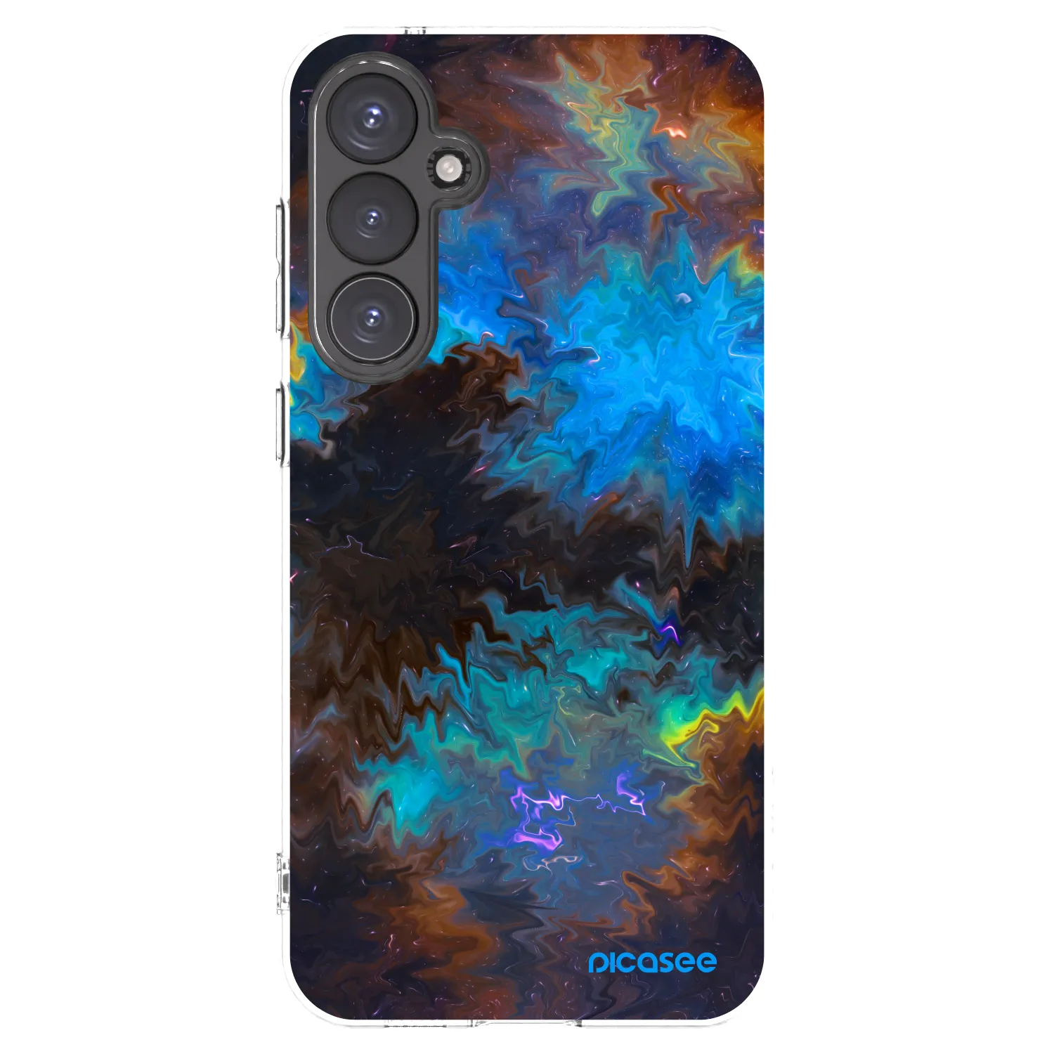 Picasee silikónový prehľadný obal pre Samsung Galaxy S23 FE S711B - Space
