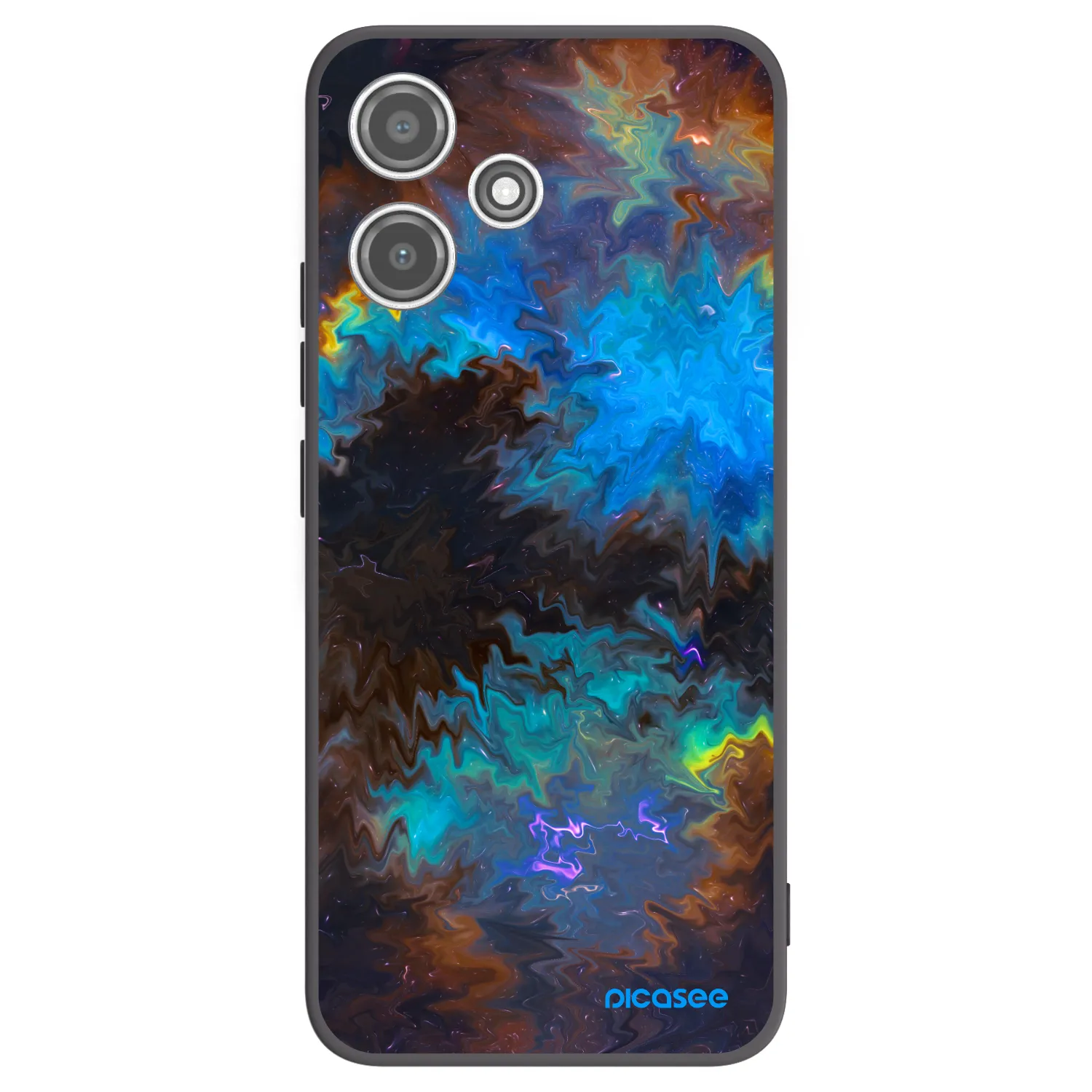 Picasee silikónový čierny obal pre Xiaomi Redmi 12 5G - Space