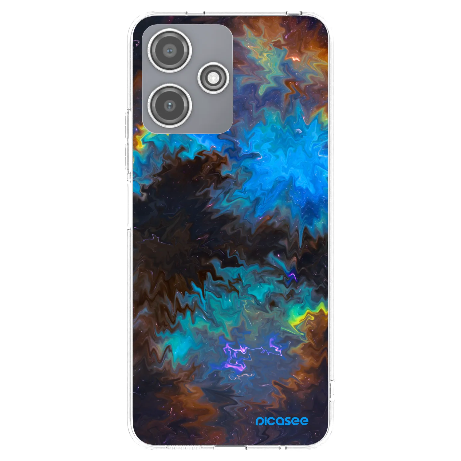 Picasee silikónový prehľadný obal pre Xiaomi Redmi 12 5G - Space
