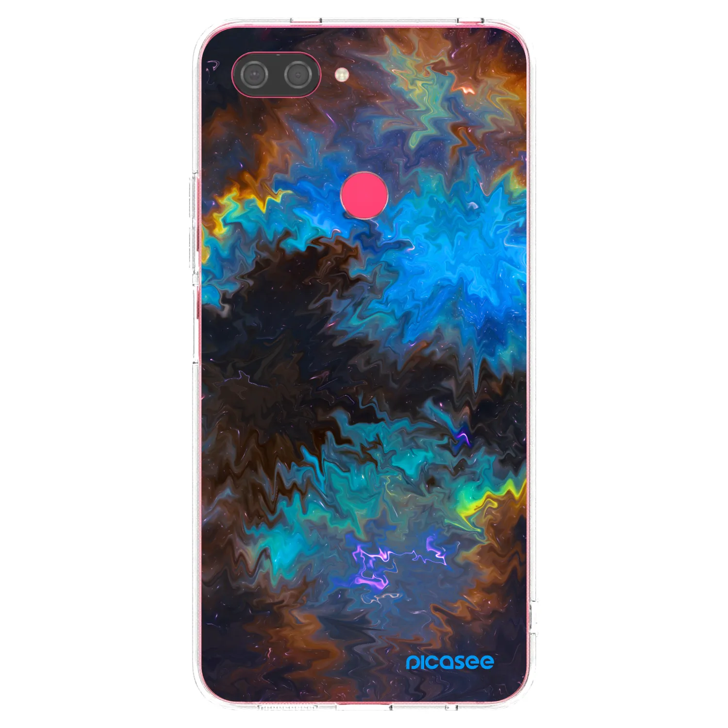 Picasee silikónový prehľadný obal pre Xiaomi Mi 8 Lite - Space