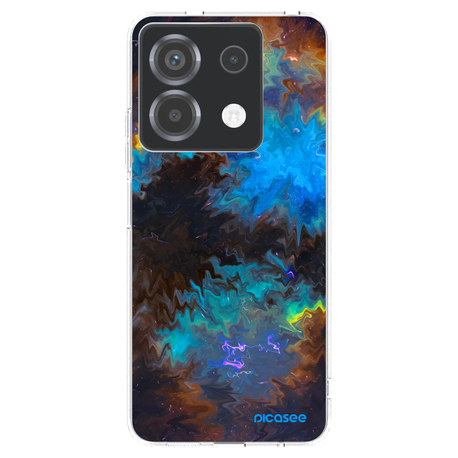 Picasee silikónový prehľadný obal pre Xiaomi Poco X6 - Space