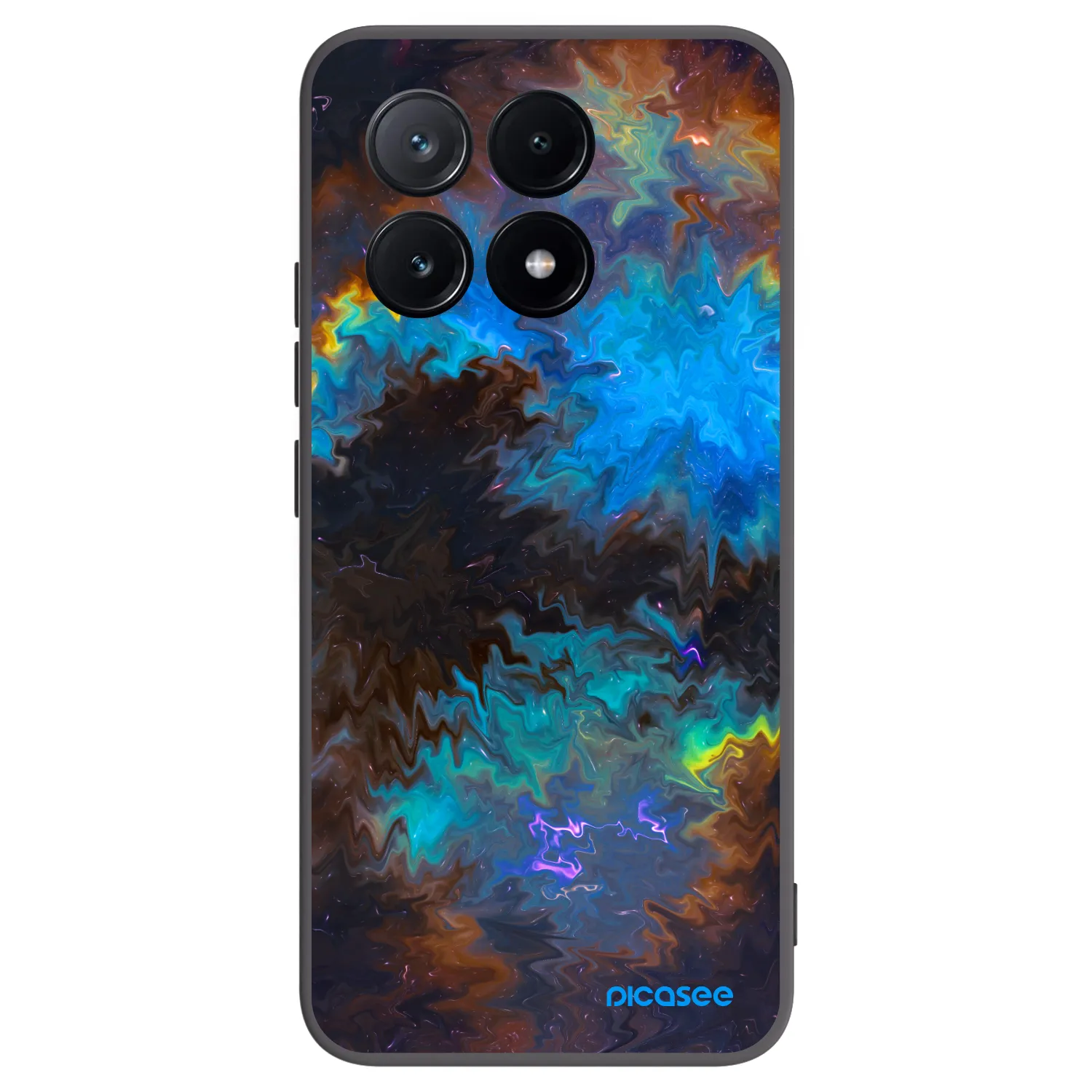 Picasee silikónový čierny obal pre Xiaomi Poco X6 Pro - Space