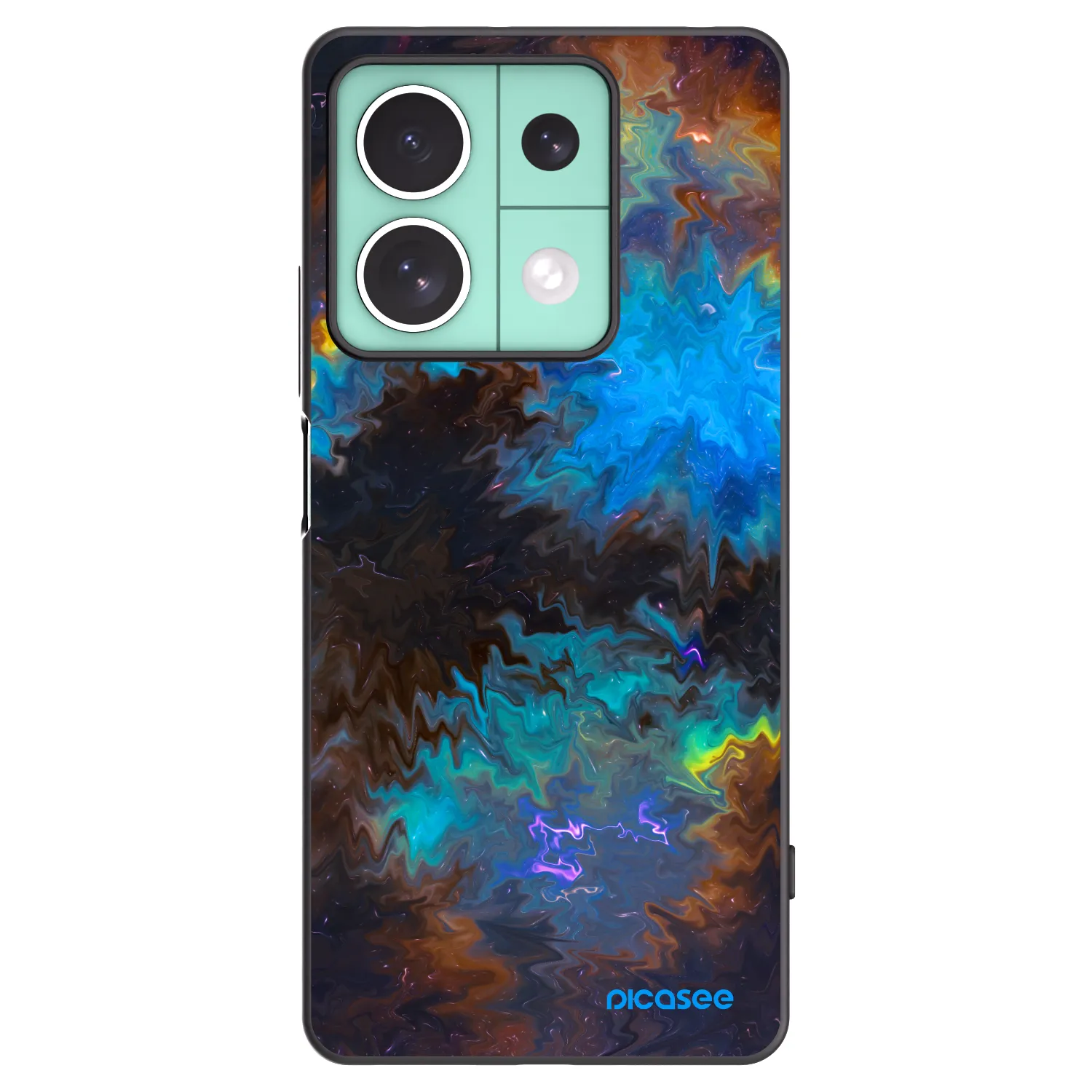 Picasee silikónový čierny obal pre Xiaomi Redmi Note 13 5G - Space