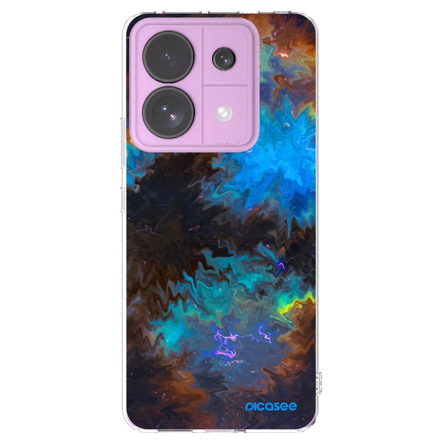 Picasee silikónový prehľadný obal pre Xiaomi Redmi Note 13 Pro 5G - Space