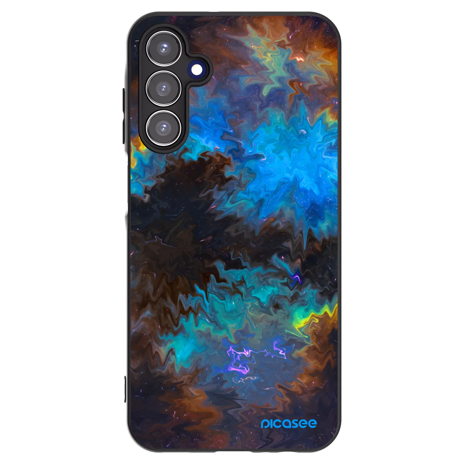 Picasee silikónový čierny obal pre Samsung Galaxy A15 A156B 5G - Space