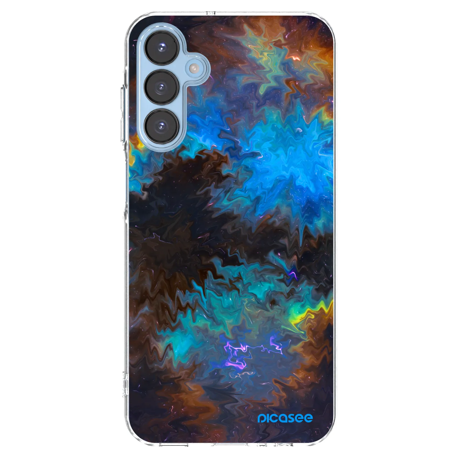 Picasee silikónový prehľadný obal pre Samsung Galaxy A15 A156B 5G - Space