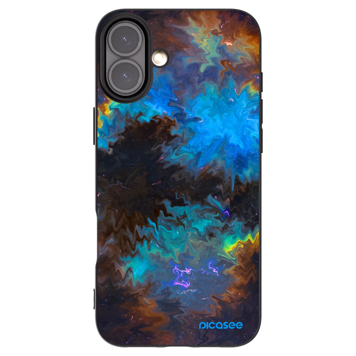Picasee silikónový čierny obal pre Apple iPhone 16 Plus - Space