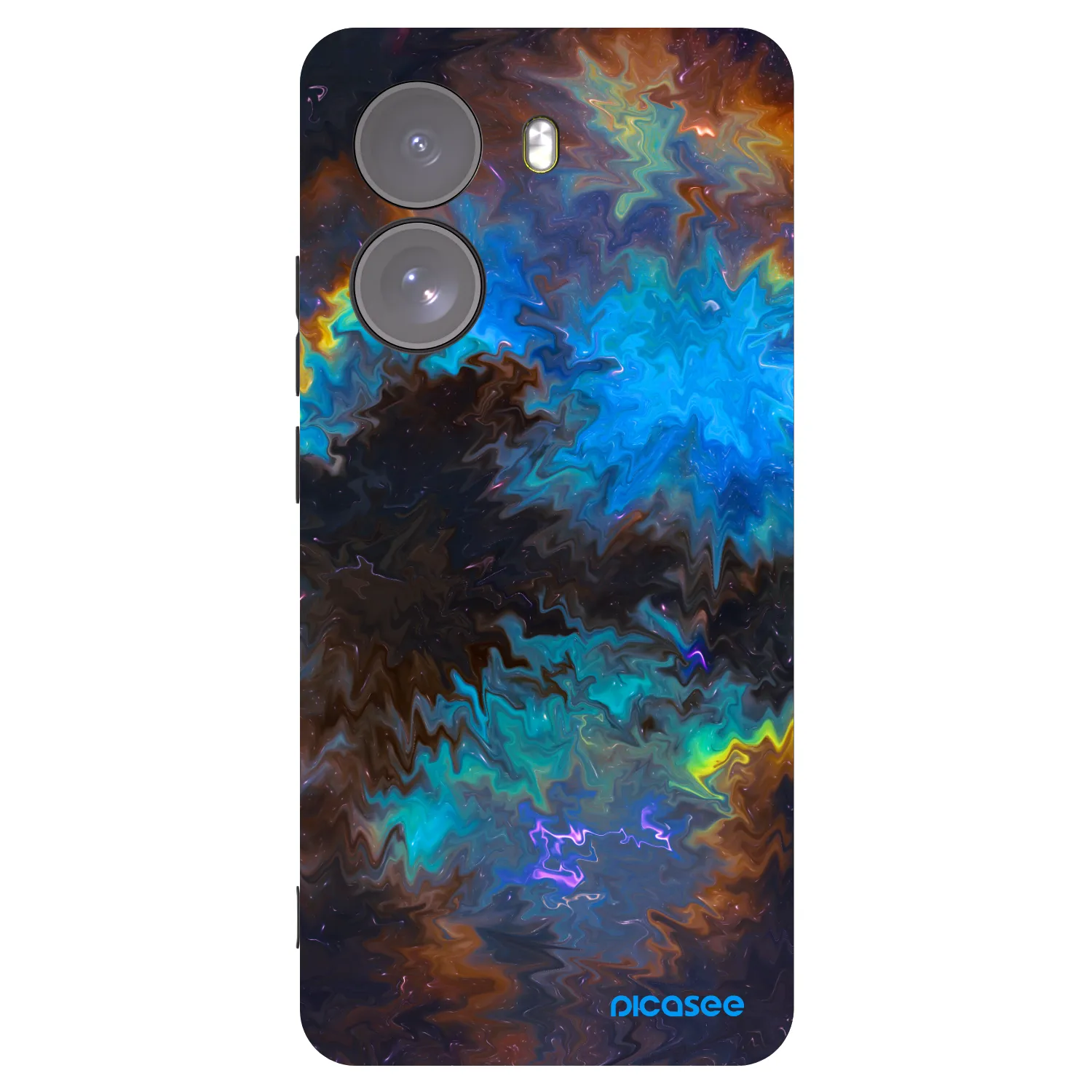 Picasee silikónový čierny obal pre Xiaomi Poco X7 - Space
