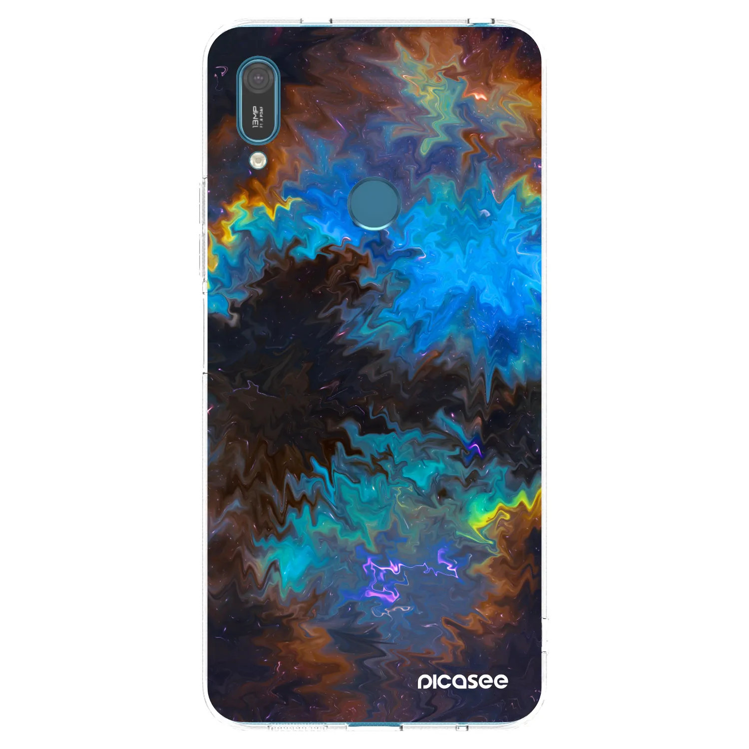 Picasee silikónový prehľadný obal pre Huawei Y7 2019 - Space