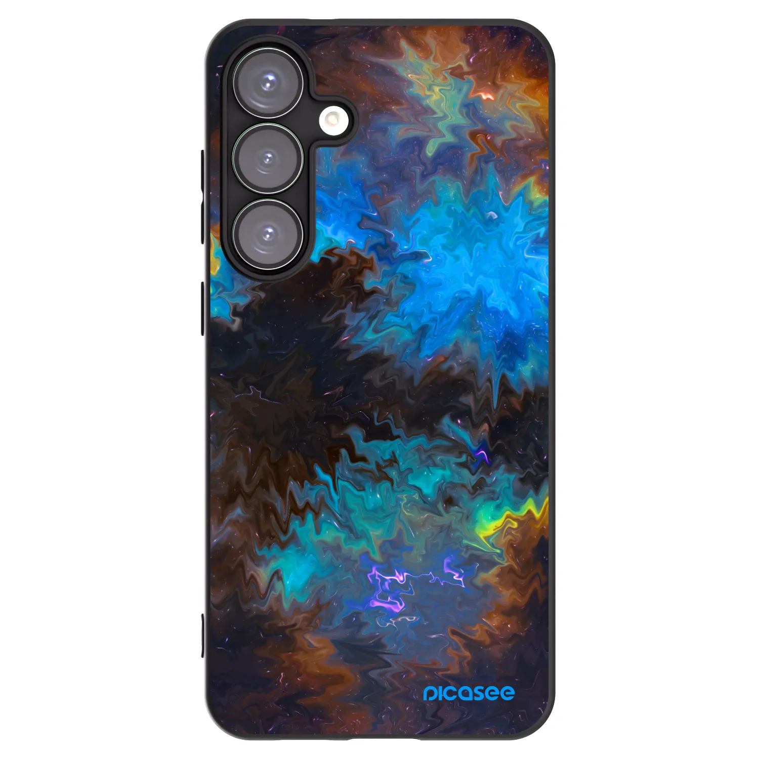 Picasee silikónový čierny obal pre Samsung Galaxy S25+ 5G - Space
