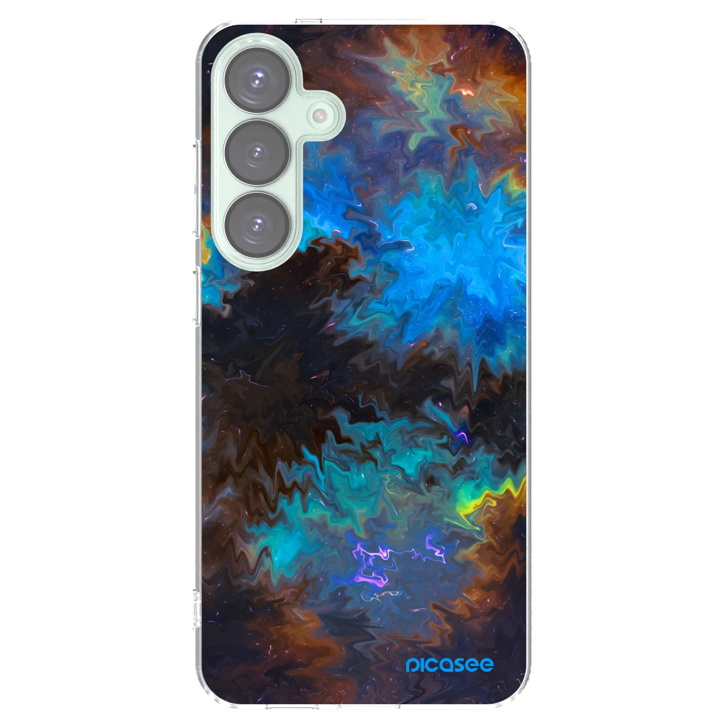 Picasee silikónový prehľadný obal pre Samsung Galaxy S25+ 5G - Space