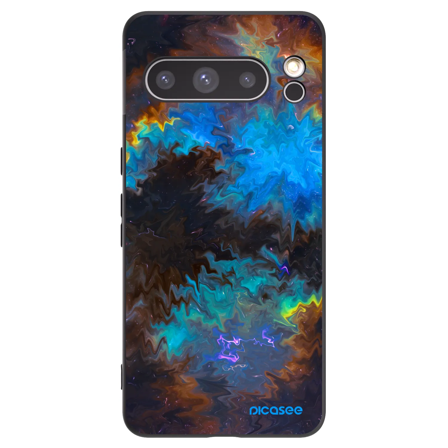 Picasee silikónový čierny obal pre Google Pixel 8 Pro - Space