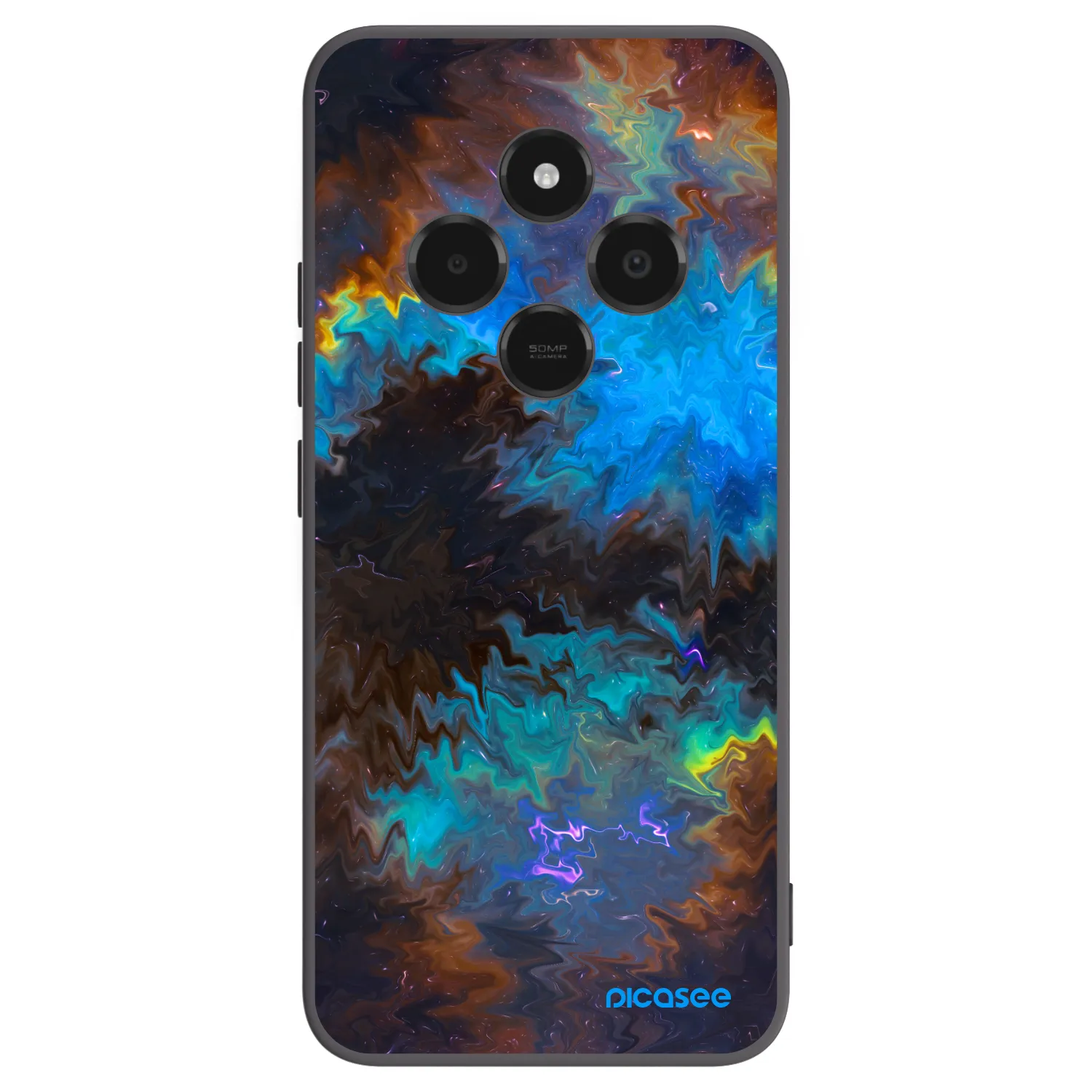 Picasee silikónový čierny obal pre Xiaomi Poco C75 - Space