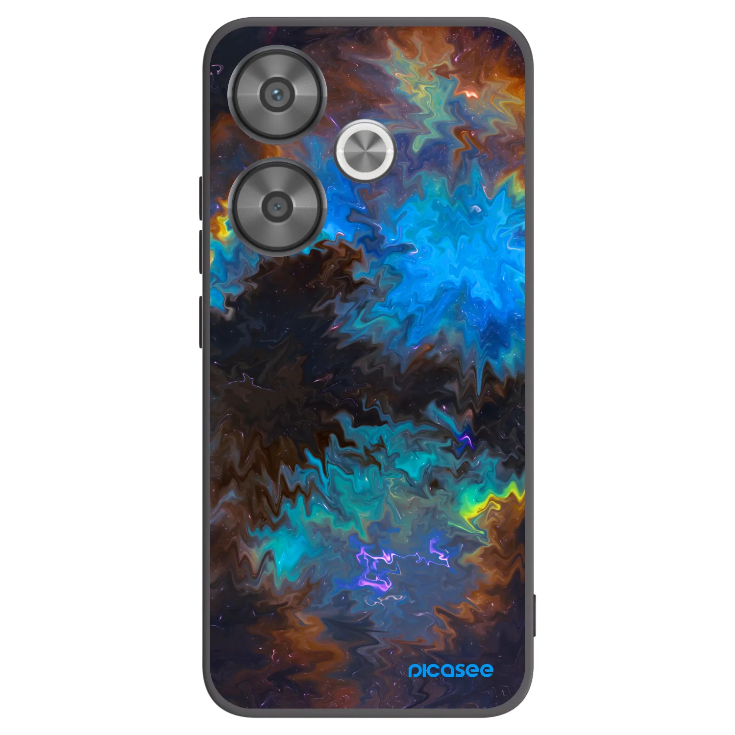 Silikónový čierny obal pre Xiaomi Poco F6 - Space