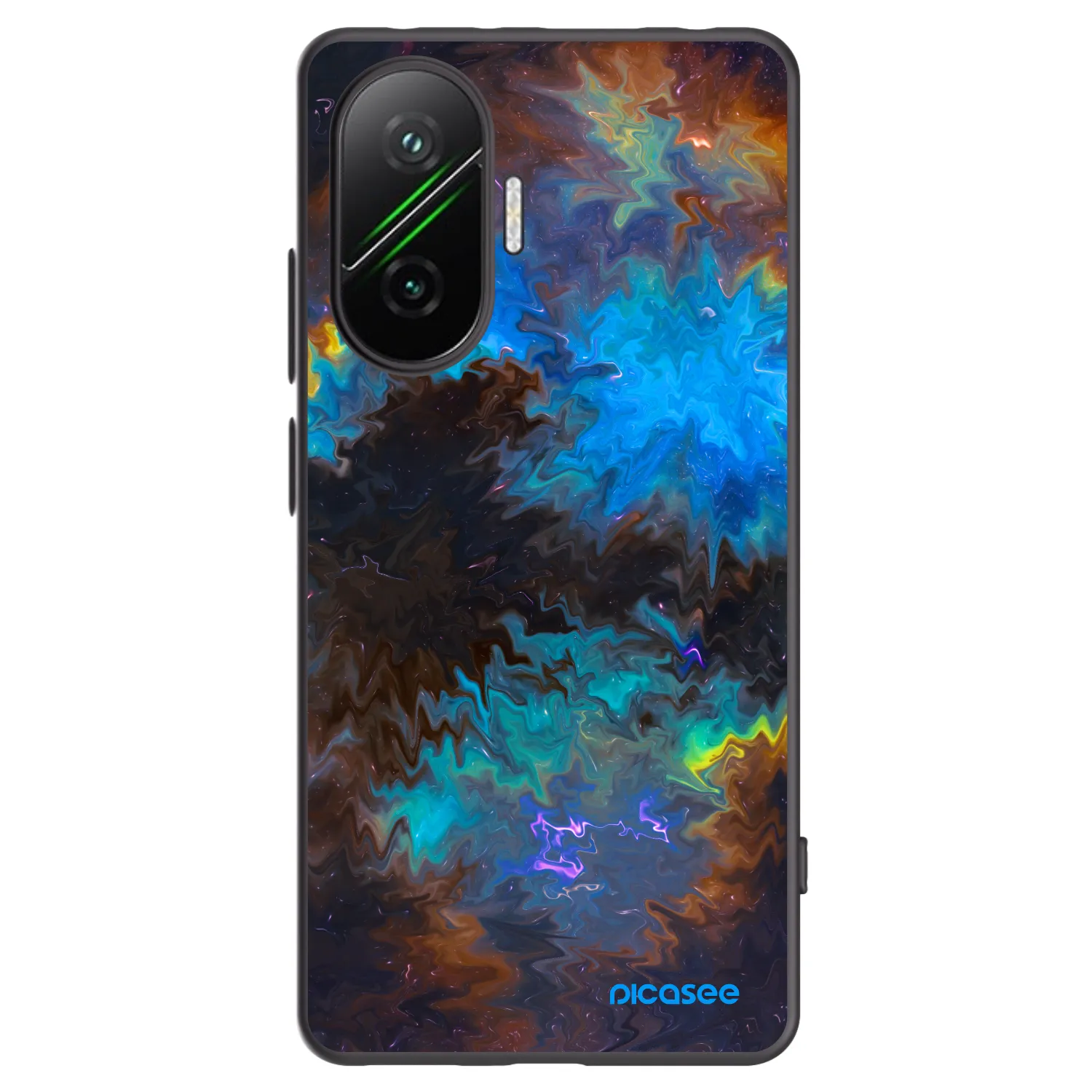 Silikónový čierny obal pre Xiaomi Poco F7 5G - Space