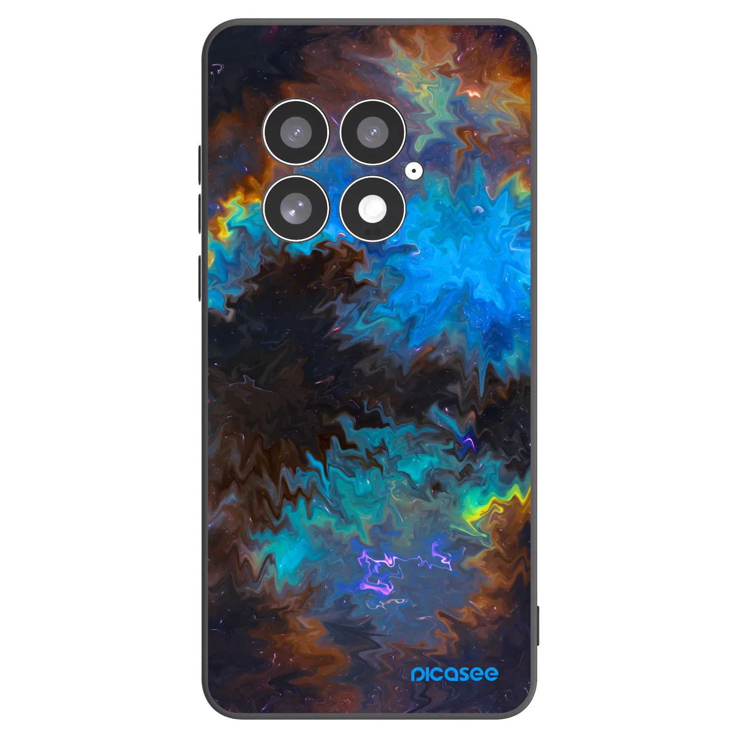 Picasee silikónový čierny obal pre OnePlus 13 5G - Space