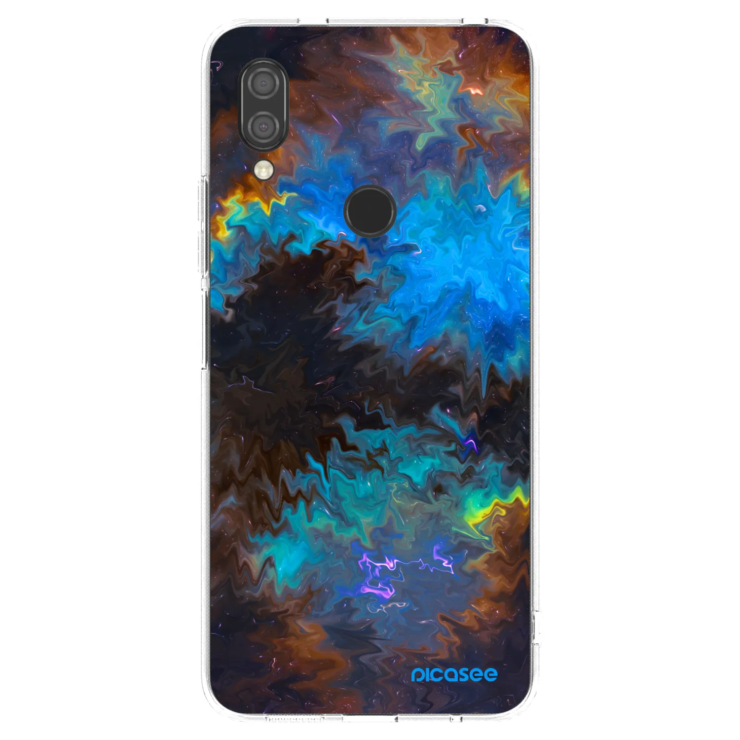 Picasee silikónový prehľadný obal pre Xiaomi Redmi 7 - Space
