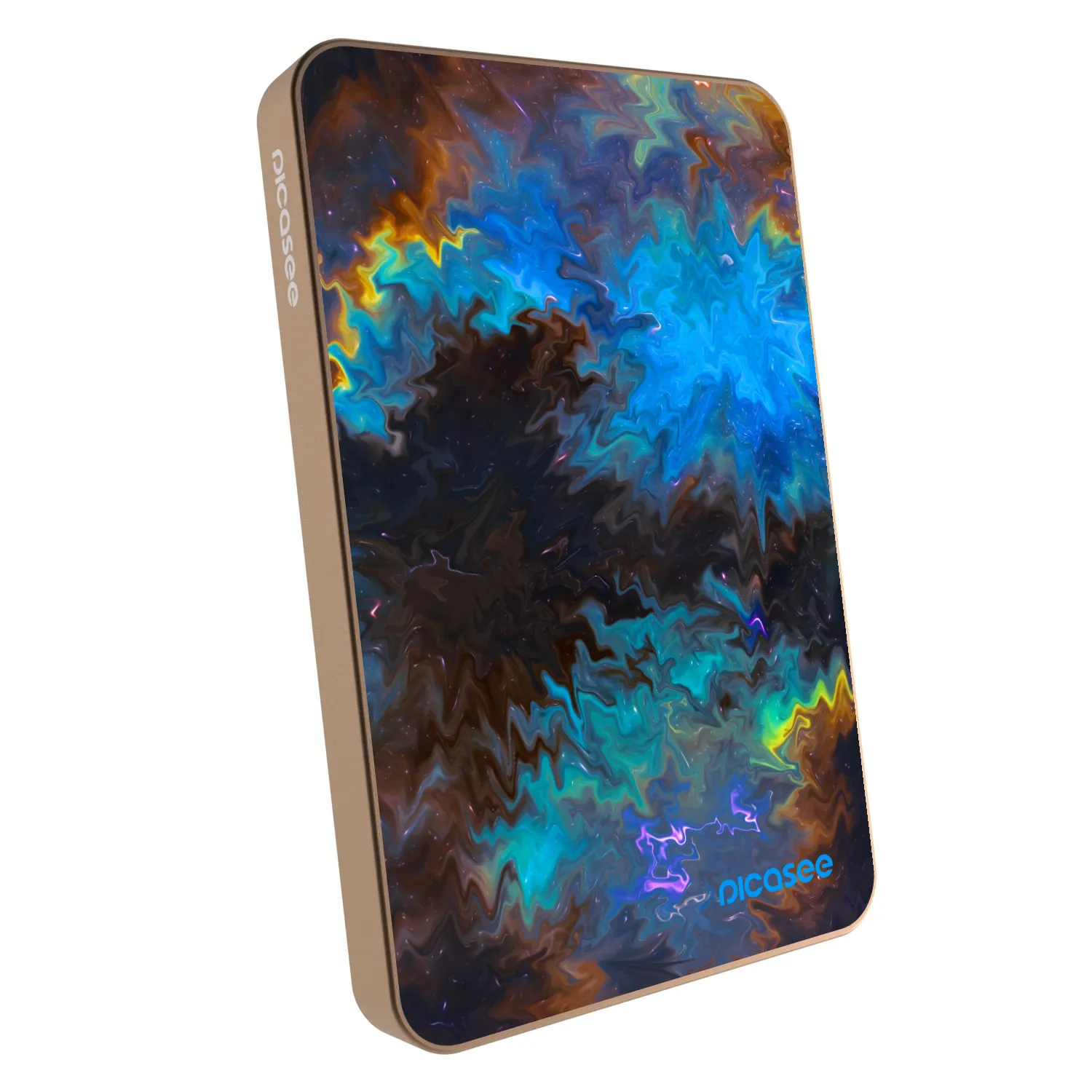 Picasee Powerbanka s MagSafe 5 000 mAh Zlatá - Space