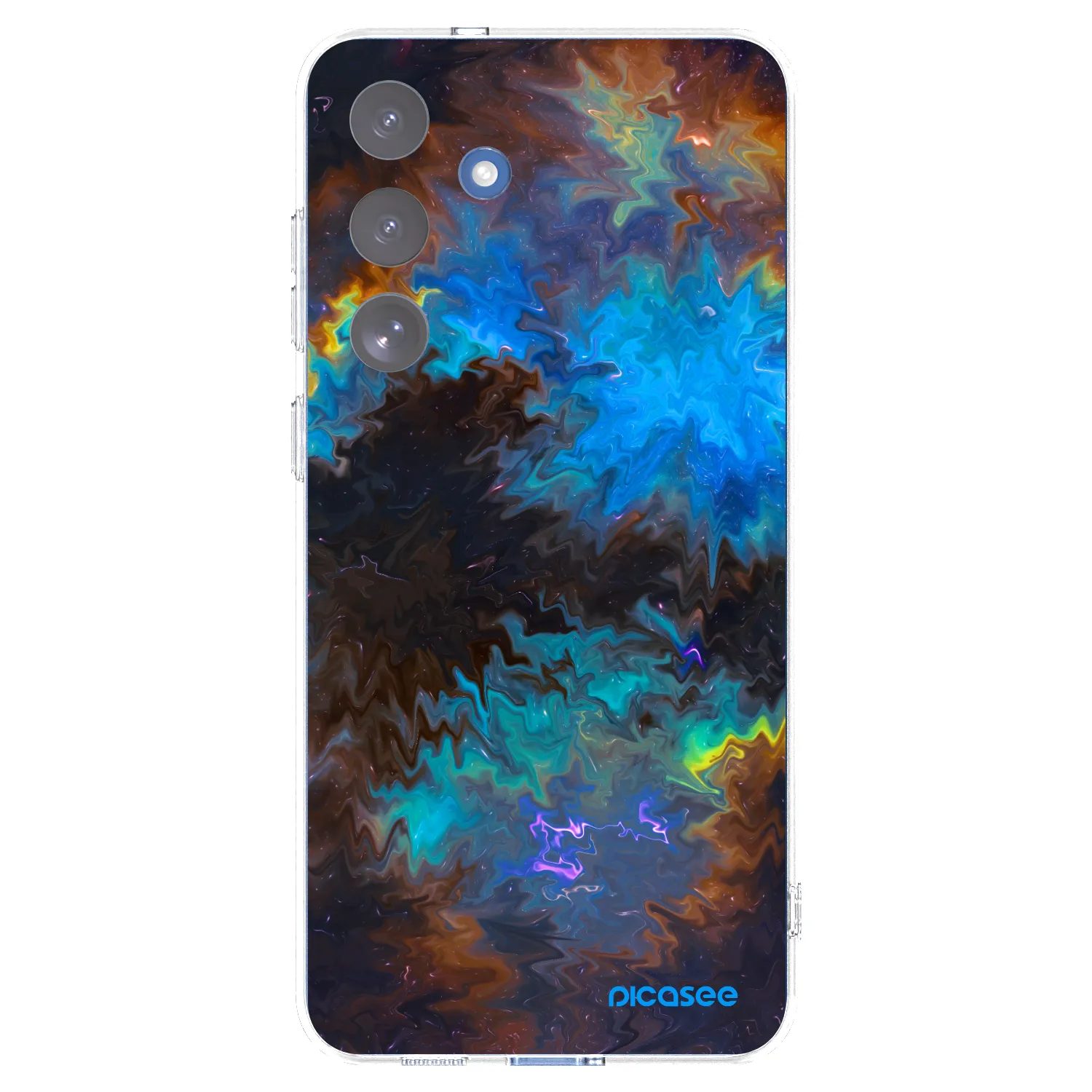 Picasee silikónový prehľadný obal pre Samsung Galaxy S25 FE 5G - Space