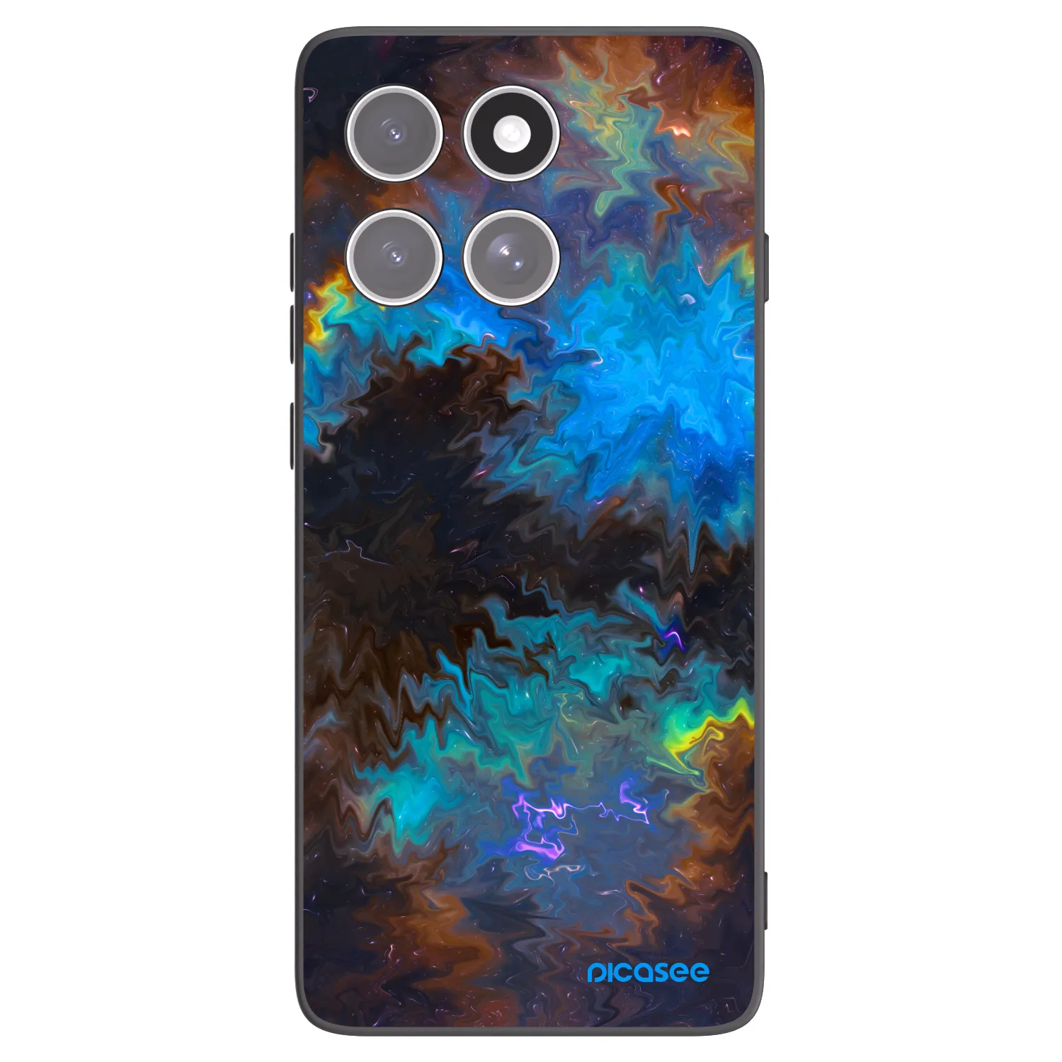 Picasee silikónový čierny obal pre Motorola Edge 60 Fusion - Space