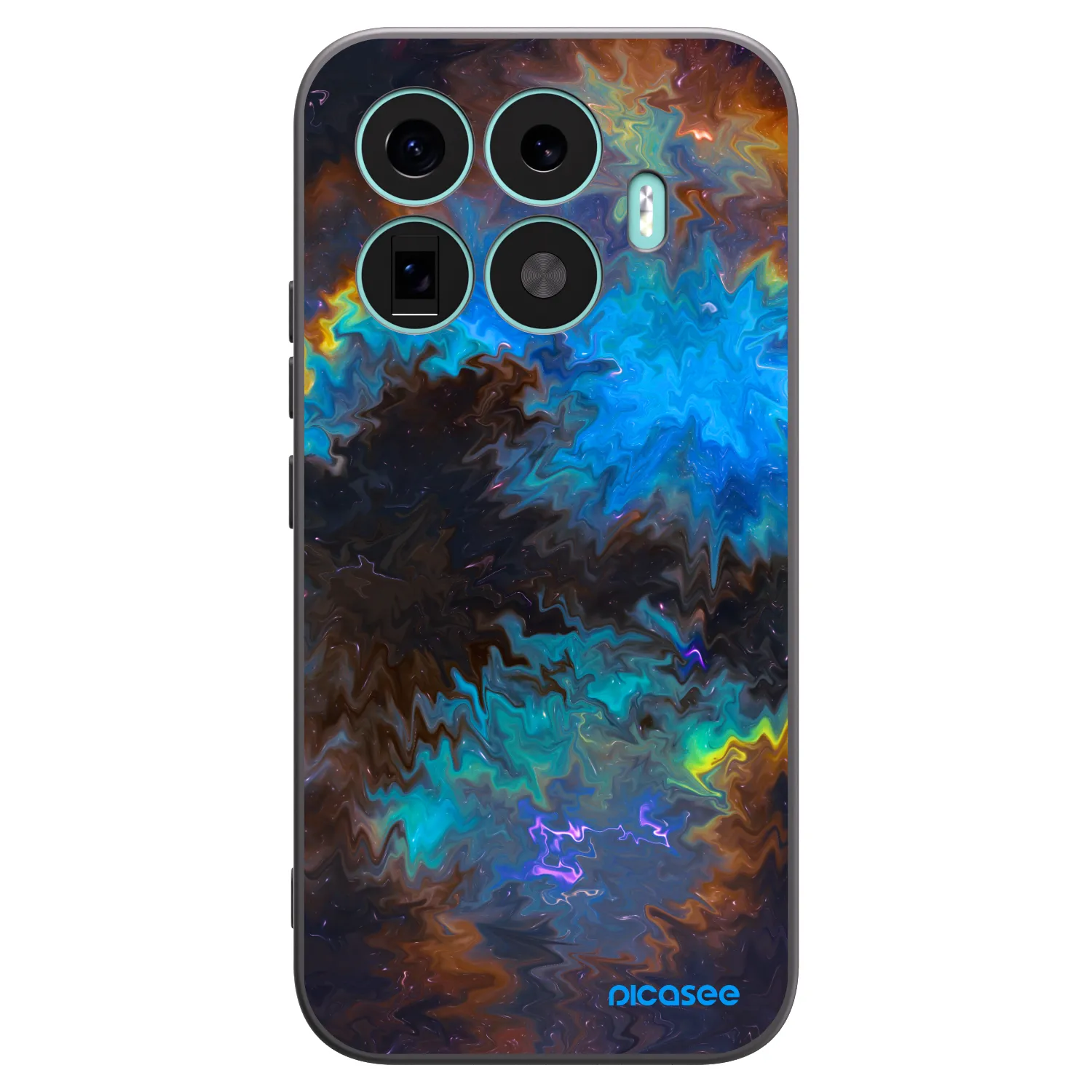 Picasee silikónový čierny obal pre Xiaomi 17T - Space