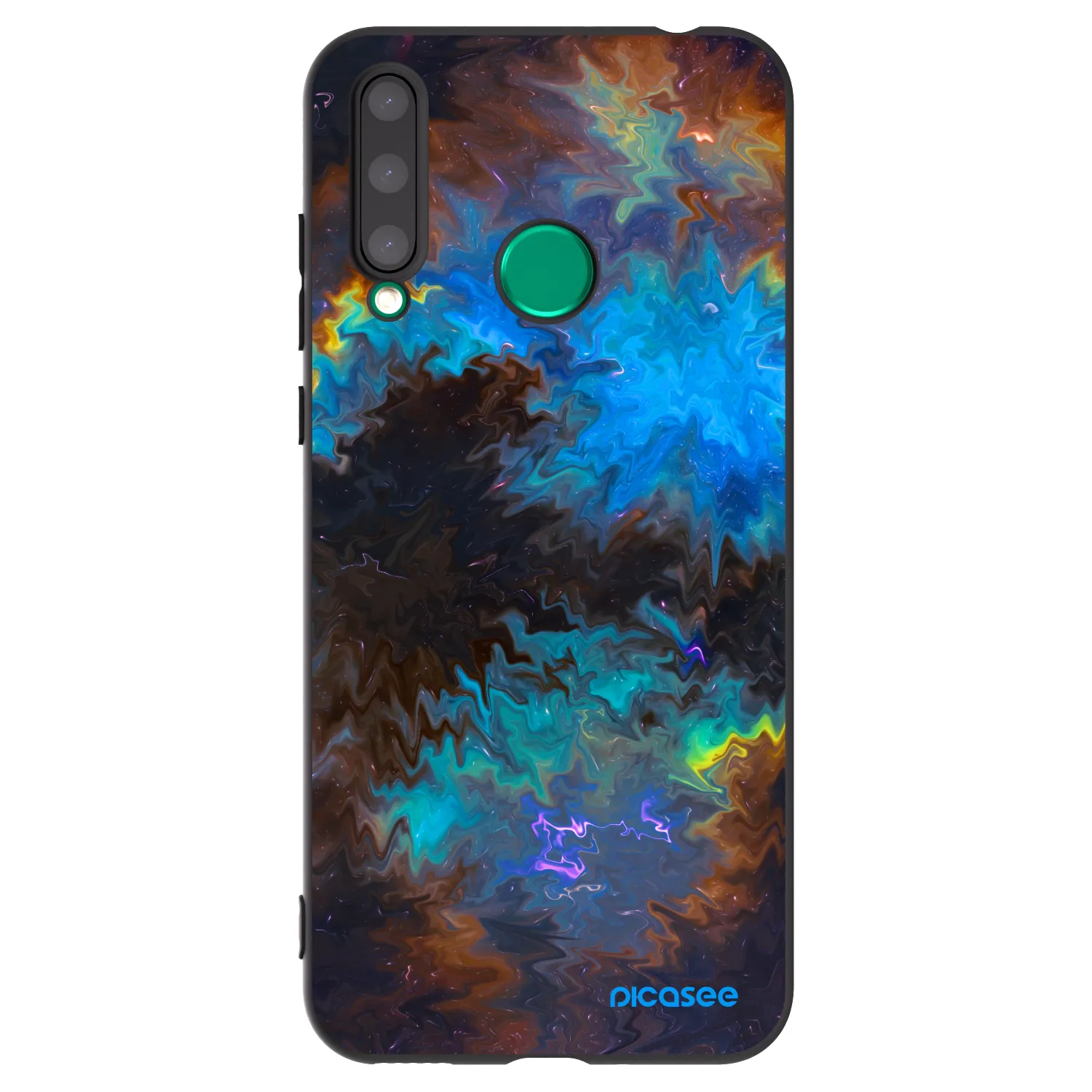 Picasee silikónový čierny obal pre Honor 20 Lite - Space