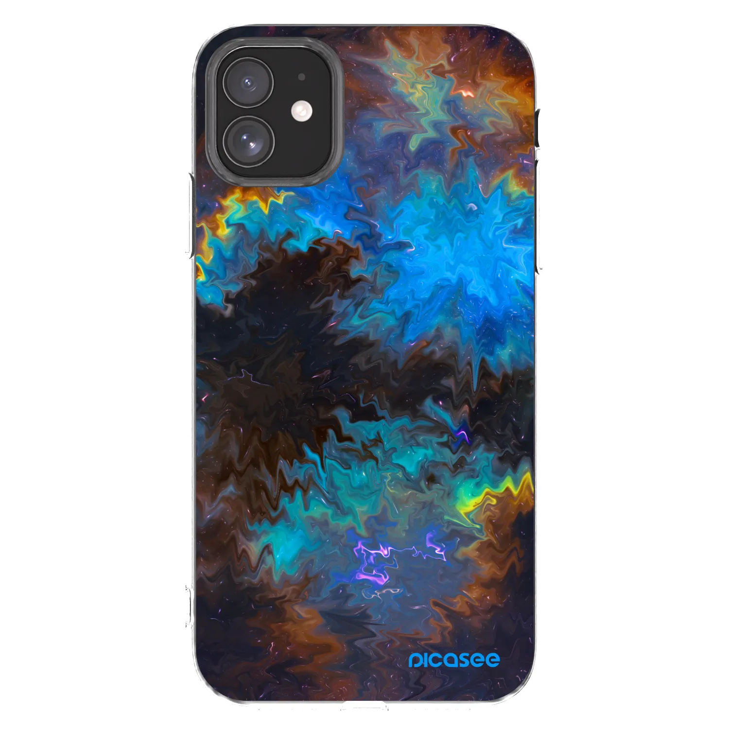 Silikónový prehľadný obal pre Apple iPhone 11 - Space