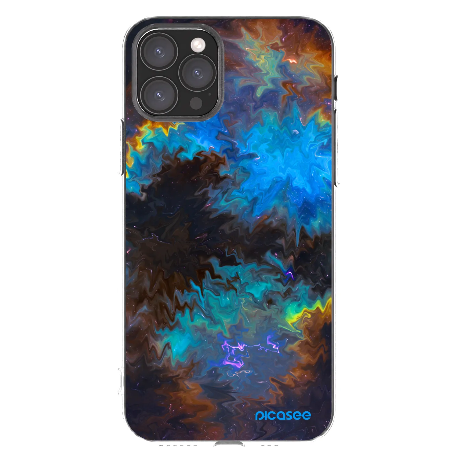 Picasee silikónový prehľadný obal pre Apple iPhone 11 Pro - Space