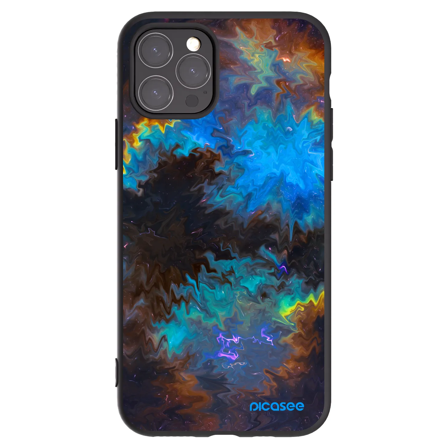 Picasee silikónový čierny obal pre Apple iPhone 11 Pro - Space