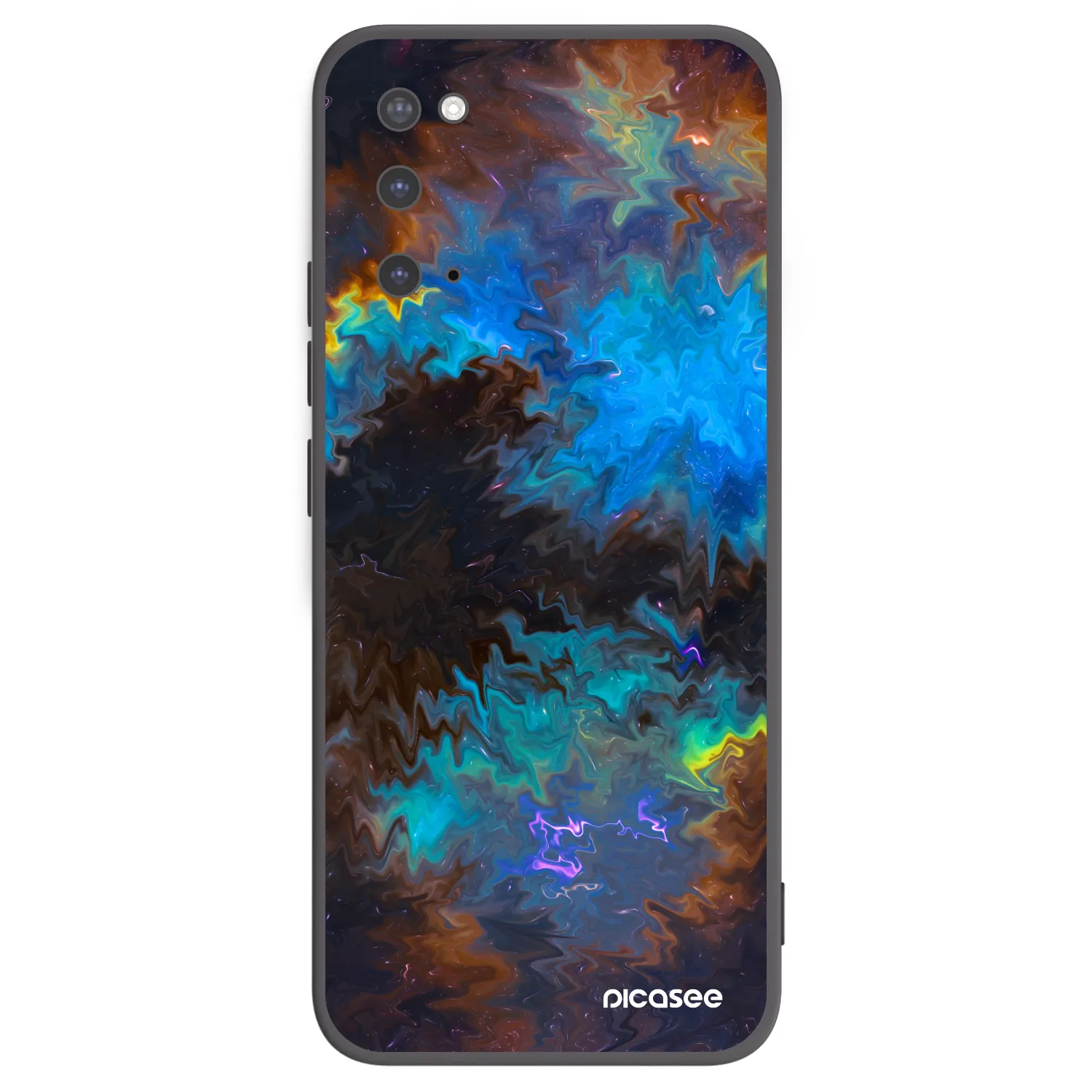 Picasee silikónový čierny obal pre Samsung Galaxy S20 G980F - Space