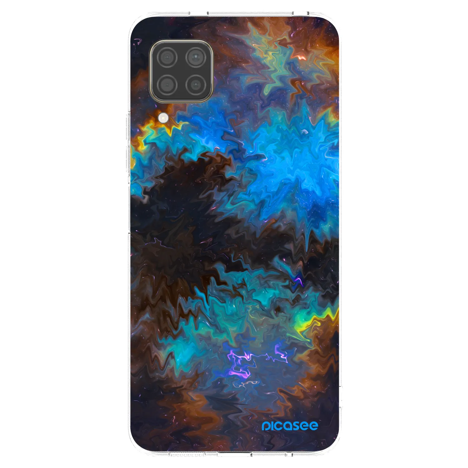 Picasee silikónový prehľadný obal pre Huawei P40 Lite - Space