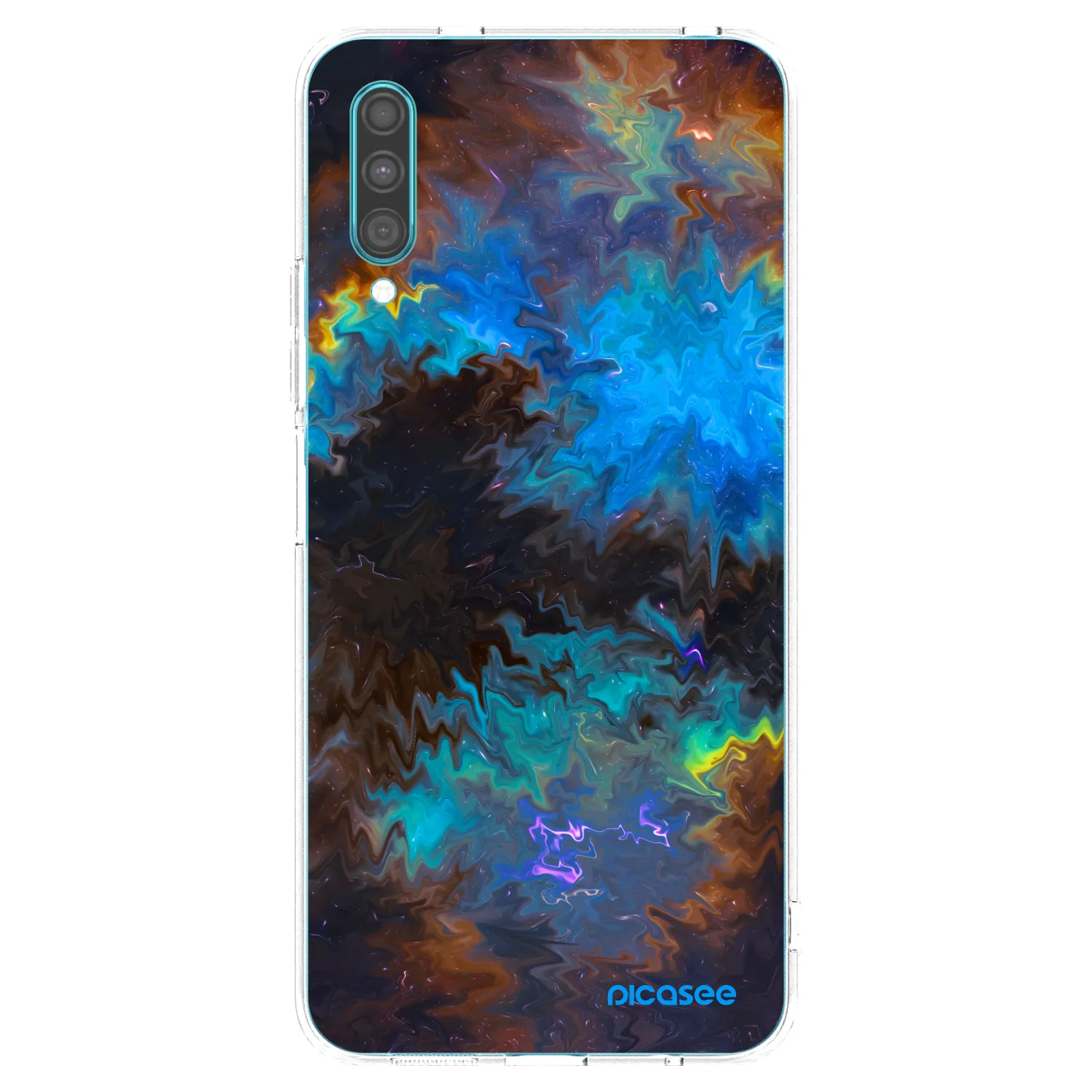 Picasee silikónový prehľadný obal pre Samsung Galaxy A30s A307F - Space