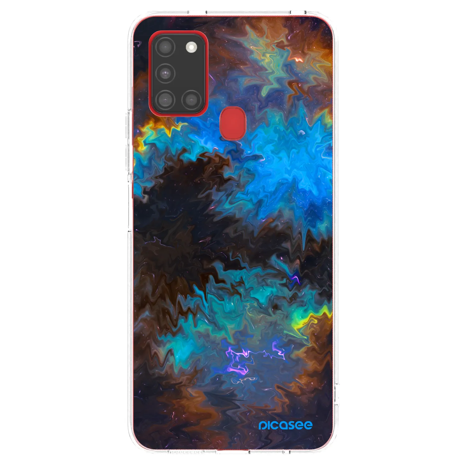 Picasee silikónový prehľadný obal pre Samsung Galaxy A21s - Space