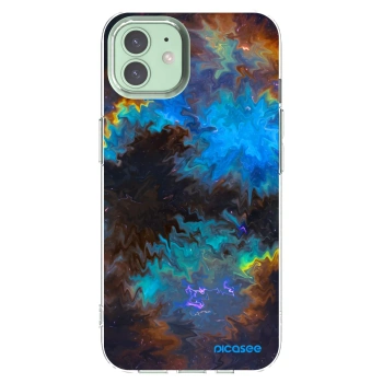Picasee silikónový prehľadný obal pre Apple iPhone 12 Pro - Space