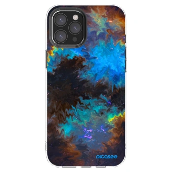 Picasee silikónový prehľadný obal pre Apple iPhone 12 Pro Max - Space