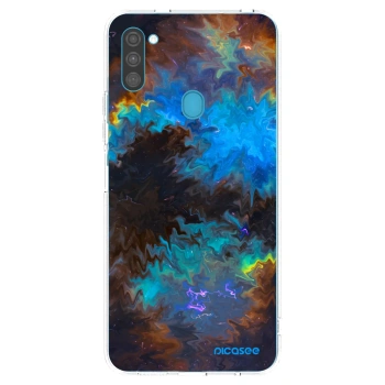 Picasee silikónový prehľadný obal pre Samsung Galaxy M11 - Space