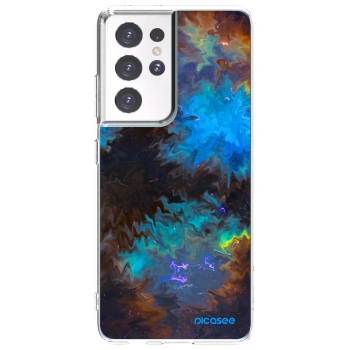 Picasee silikónový prehľadný obal pre Samsung Galaxy S21 Ultra 5G G998B - Space