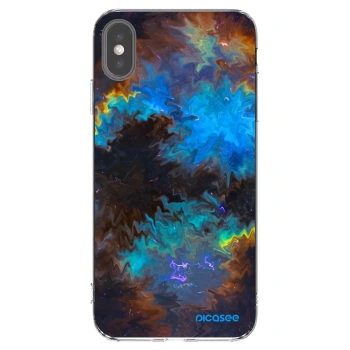 Picasee silikónový prehľadný obal pre Apple iPhone XS Max - Space