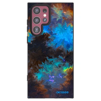 Picasee silikónový čierny obal pre Samsung Galaxy S22 Ultra 5G - Space