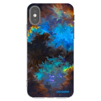 Picasee silikónový prehľadný obal pre Apple iPhone X/XS - Space