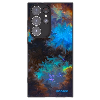 Picasee silikónový čierny obal pre Samsung Galaxy S23 Ultra 5G - Space
