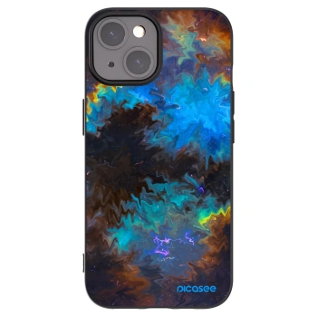 Picasee silikónový čierny obal pre Apple iPhone 15 - Space
