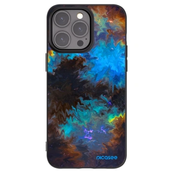 Picasee silikónový čierny obal pre Apple iPhone 15 Pro Max - Space