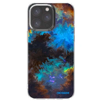 Picasee silikónový prehľadný obal pre Apple iPhone 15 Pro Max - Space