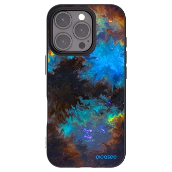 Picasee silikónový čierny obal pre Apple iPhone 16 Pro - Space